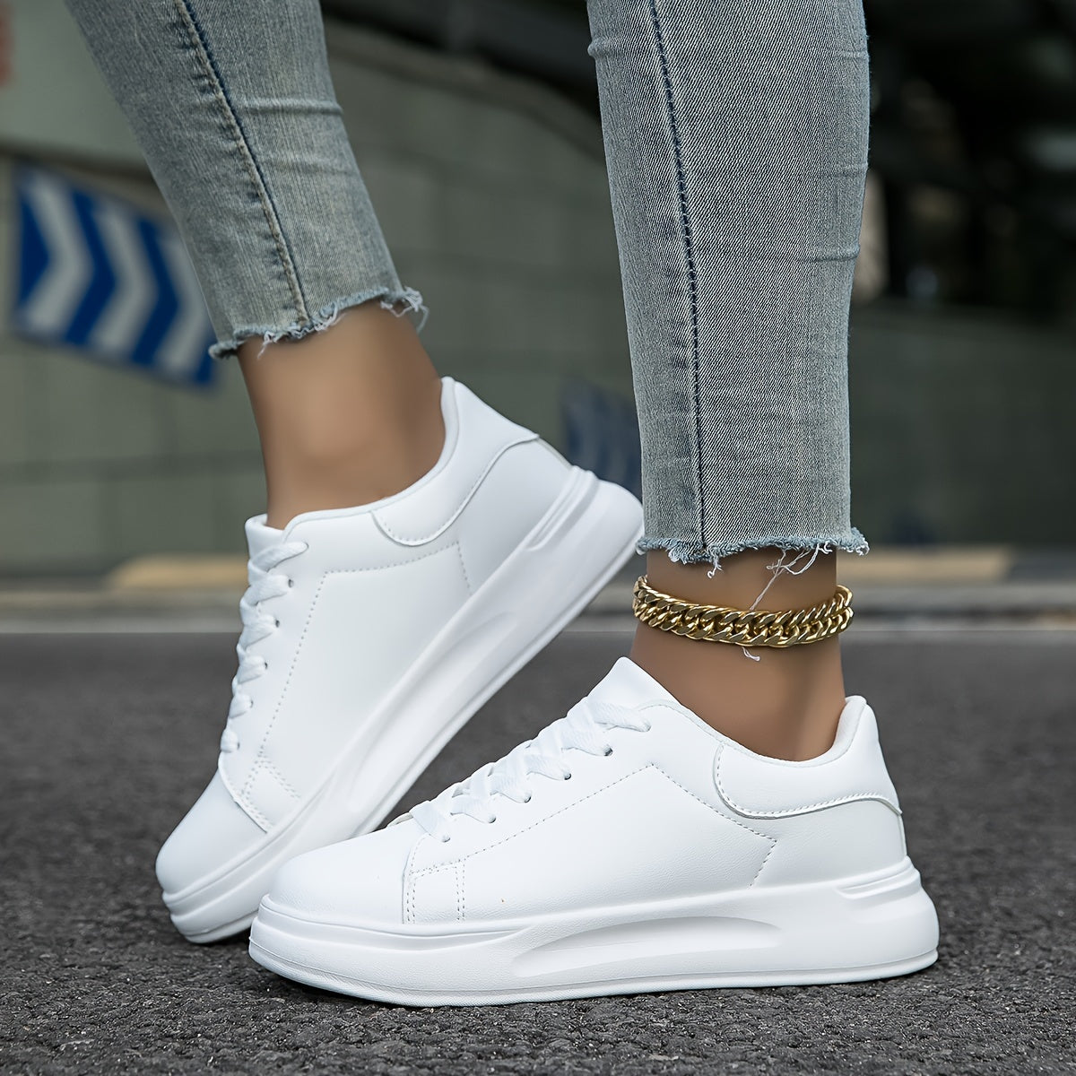 Women's Orthopedic Everyday Fashion Sneakers - Casual Walking Comfort Shoes