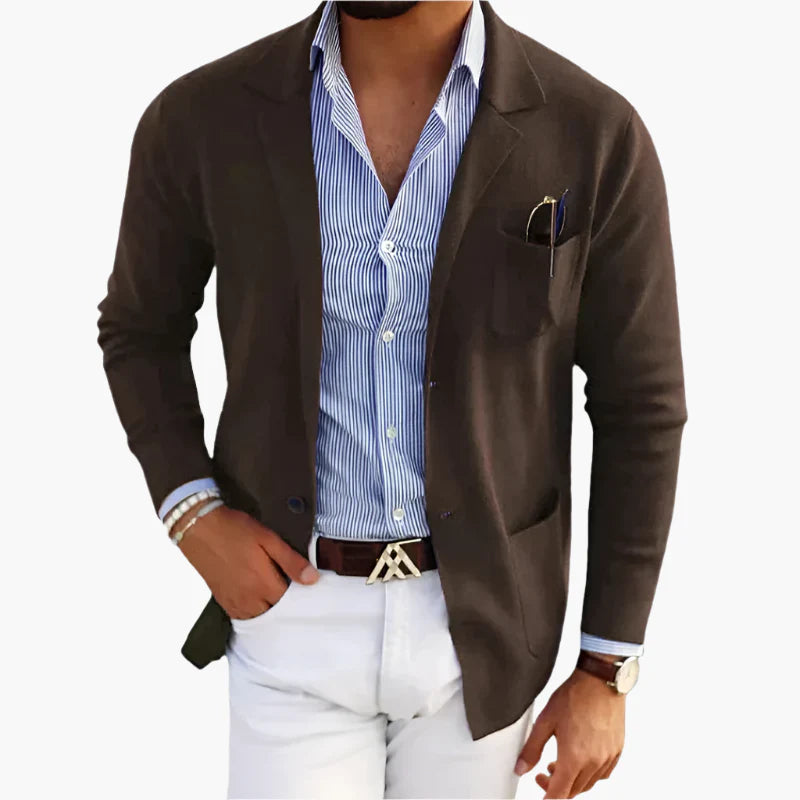 Men's Classic Business Casual Blazer – Versatile Modern Suit Jacket for Office, Events & Everyday Style