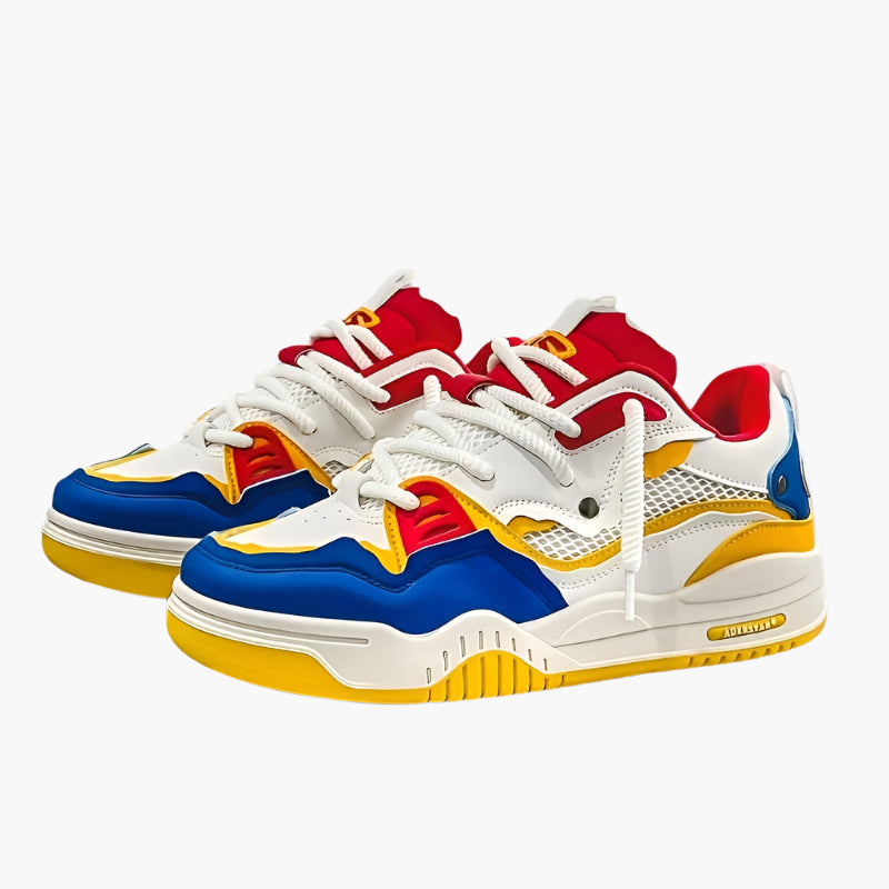 Men's Streetwear Casual Sneakers with Bold Design and Comfort for Everyday and Sport