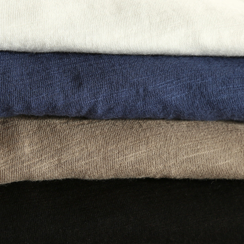 Men's Vintage Fit Long Sleeve Layered Look V-Neck Shirt Casual Basic Top