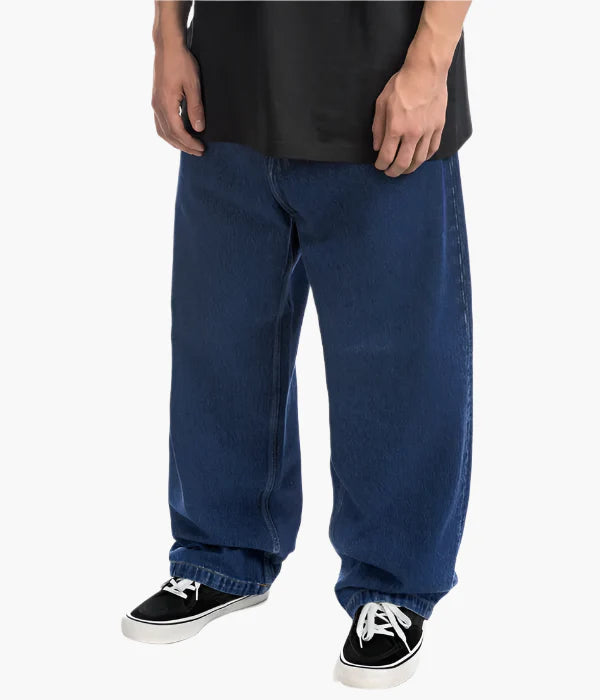 Men's Baggy Wide Fit Jeans for Urban Streetwear and Skateboarding