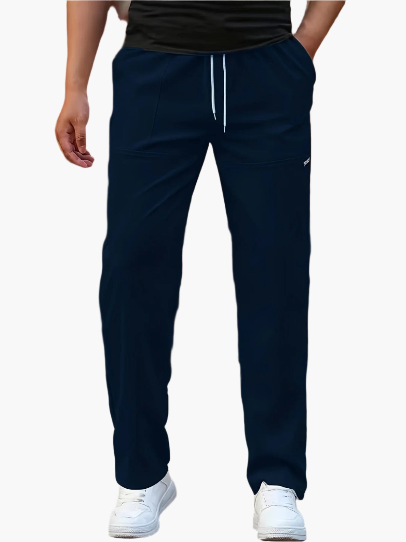 Men's Straight Leg Jogger Pants Athletic Fit with Drawstring Waist – Versatile Everyday & Sportswear