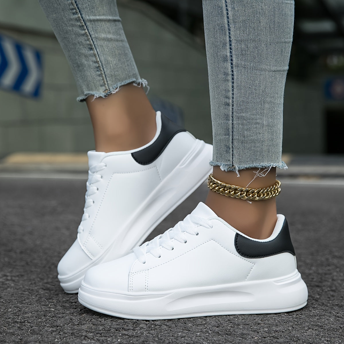 Women's Orthopedic Everyday Fashion Sneakers - Casual Walking Comfort Shoes