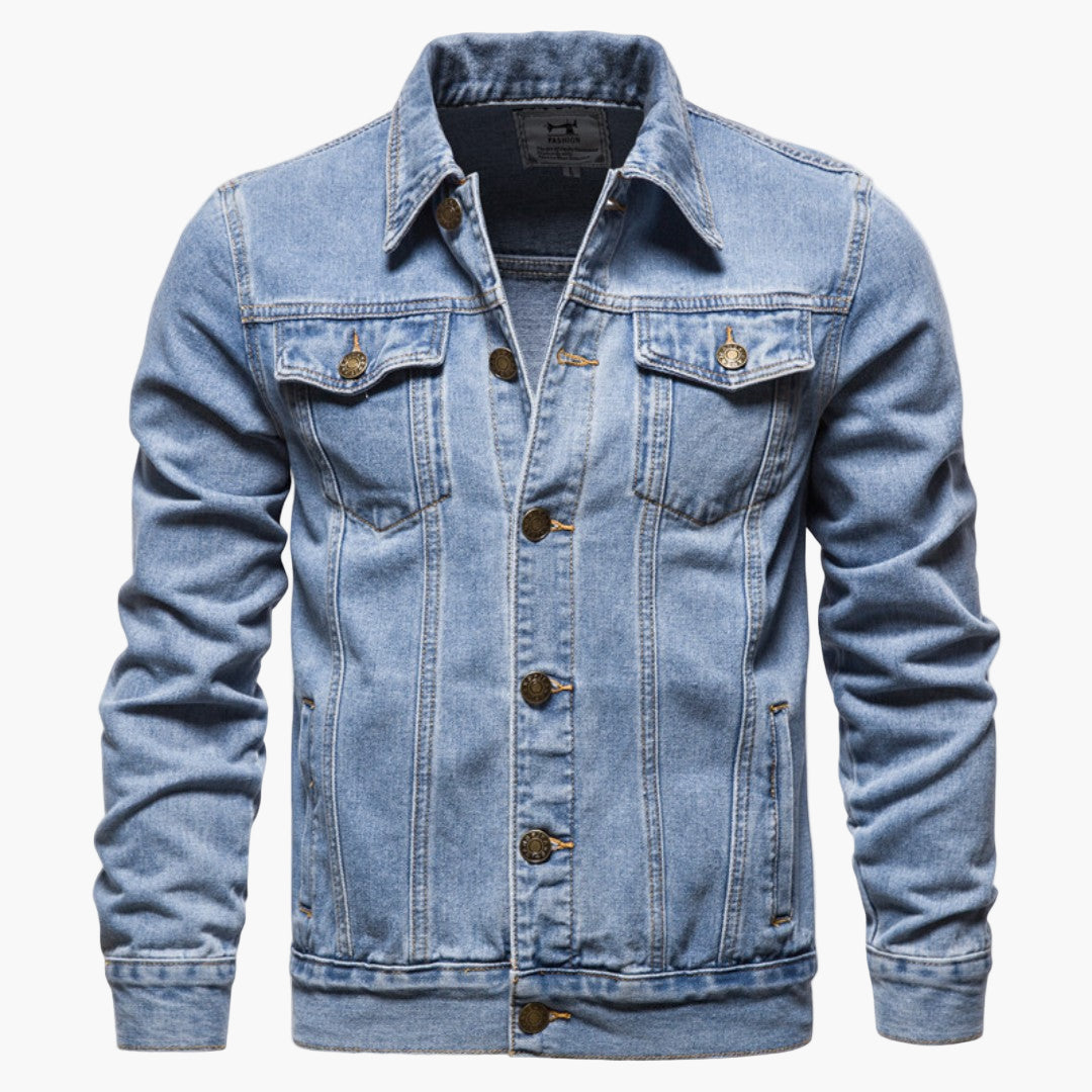 Men's Classic Denim Jacket – Timeless Style for Everyday and Urban Looks