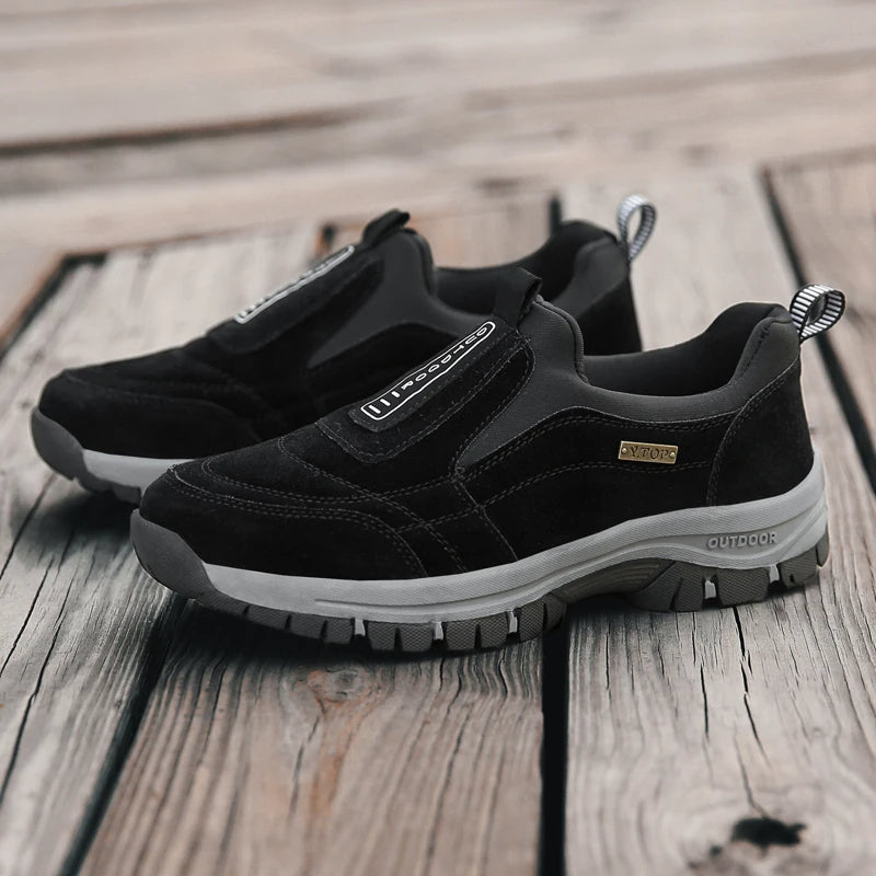 Men's Orthopedic Outdoor Slip-On Walking Shoe – Sporty All-Terrain Comfort