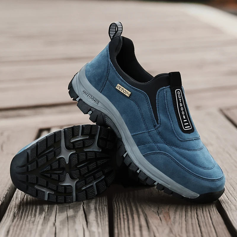Men's Orthopedic Outdoor Slip-On Walking Shoe – Sporty All-Terrain Comfort