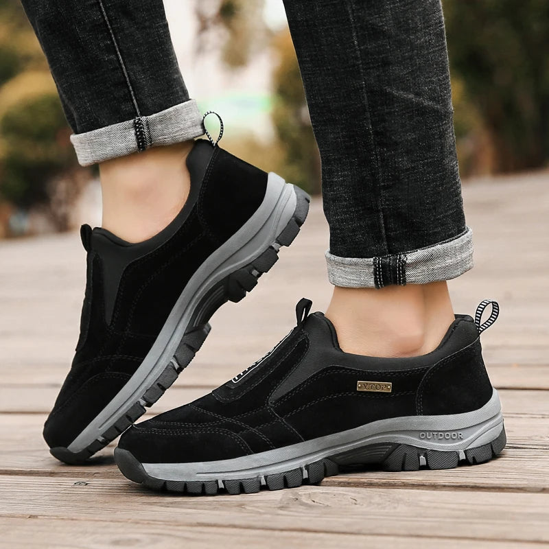 Men's Orthopedic Outdoor Slip-On Walking Shoe – Sporty All-Terrain Comfort