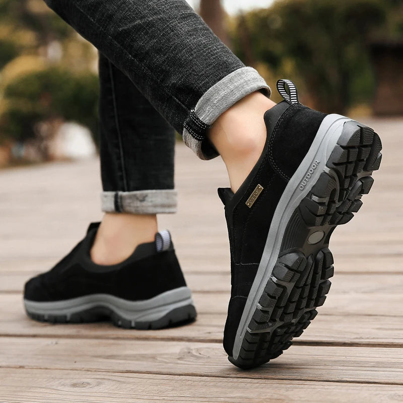 Men's Orthopedic Outdoor Slip-On Walking Shoe – Sporty All-Terrain Comfort