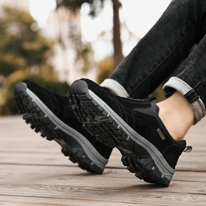 Men's Orthopedic Outdoor Slip-On Walking Shoe – Sporty All-Terrain Comfort