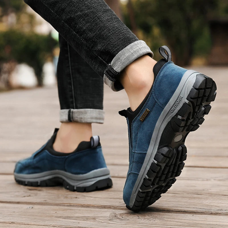 Men's Orthopedic Outdoor Slip-On Walking Shoe – Sporty All-Terrain Comfort