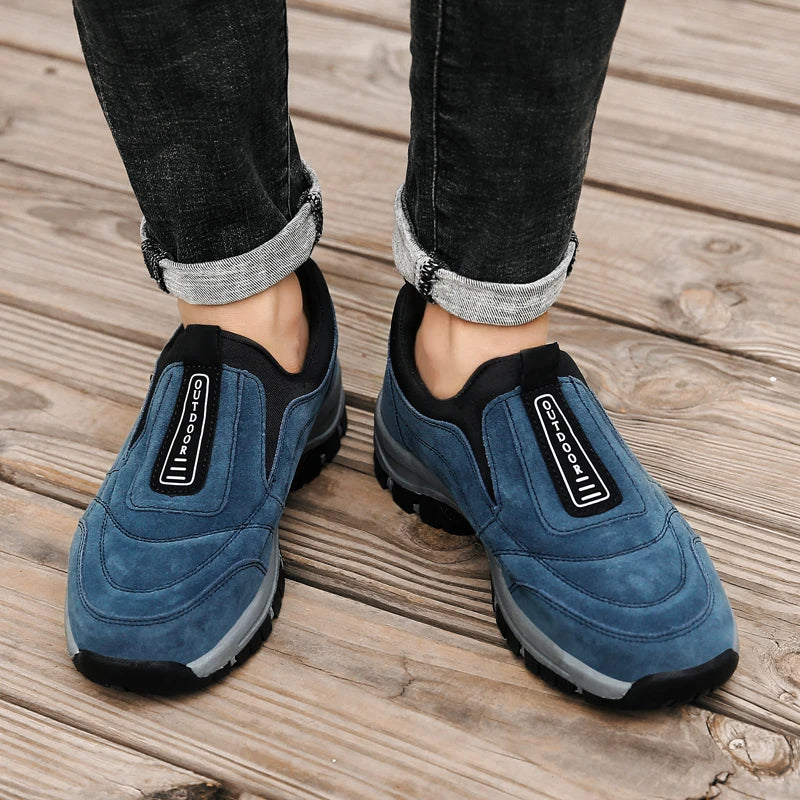 Men's Orthopedic Outdoor Slip-On Walking Shoe – Sporty All-Terrain Comfort