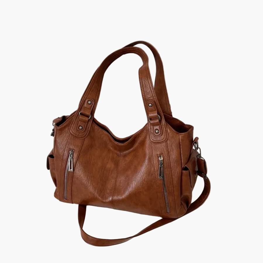 Women's Vintage Style Everyday Shoulder Bag – Fashionable & Functional Handbag for Work, Travel, and Casual Outings