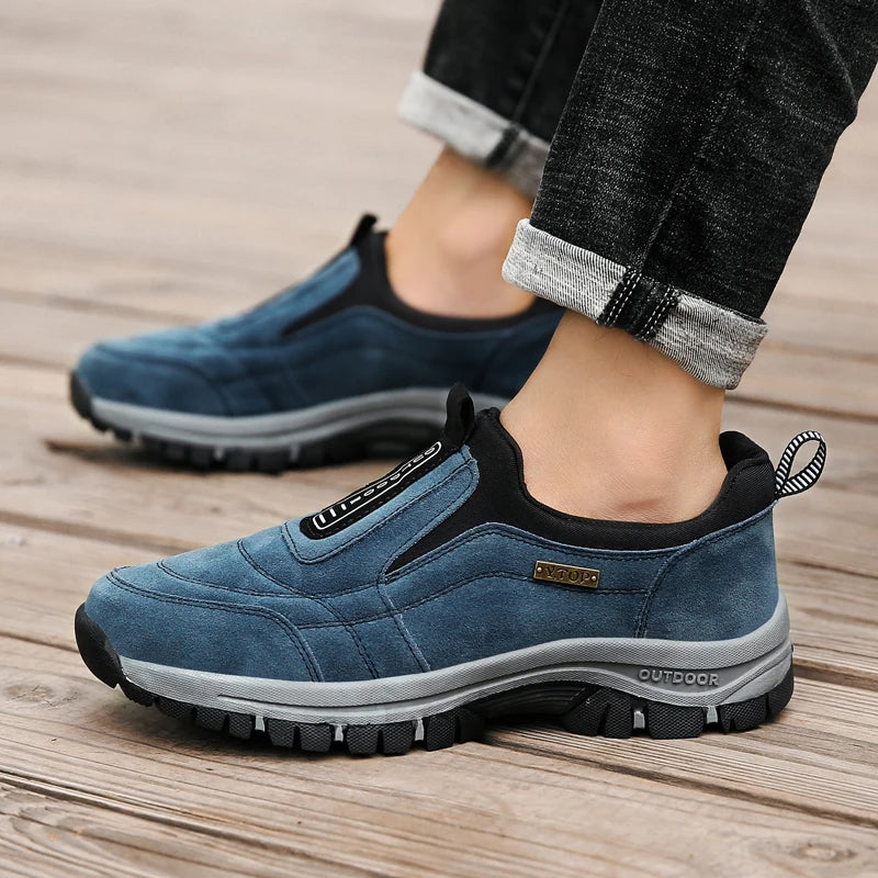 Men's Orthopedic Outdoor Slip-On Walking Shoe – Sporty All-Terrain Comfort