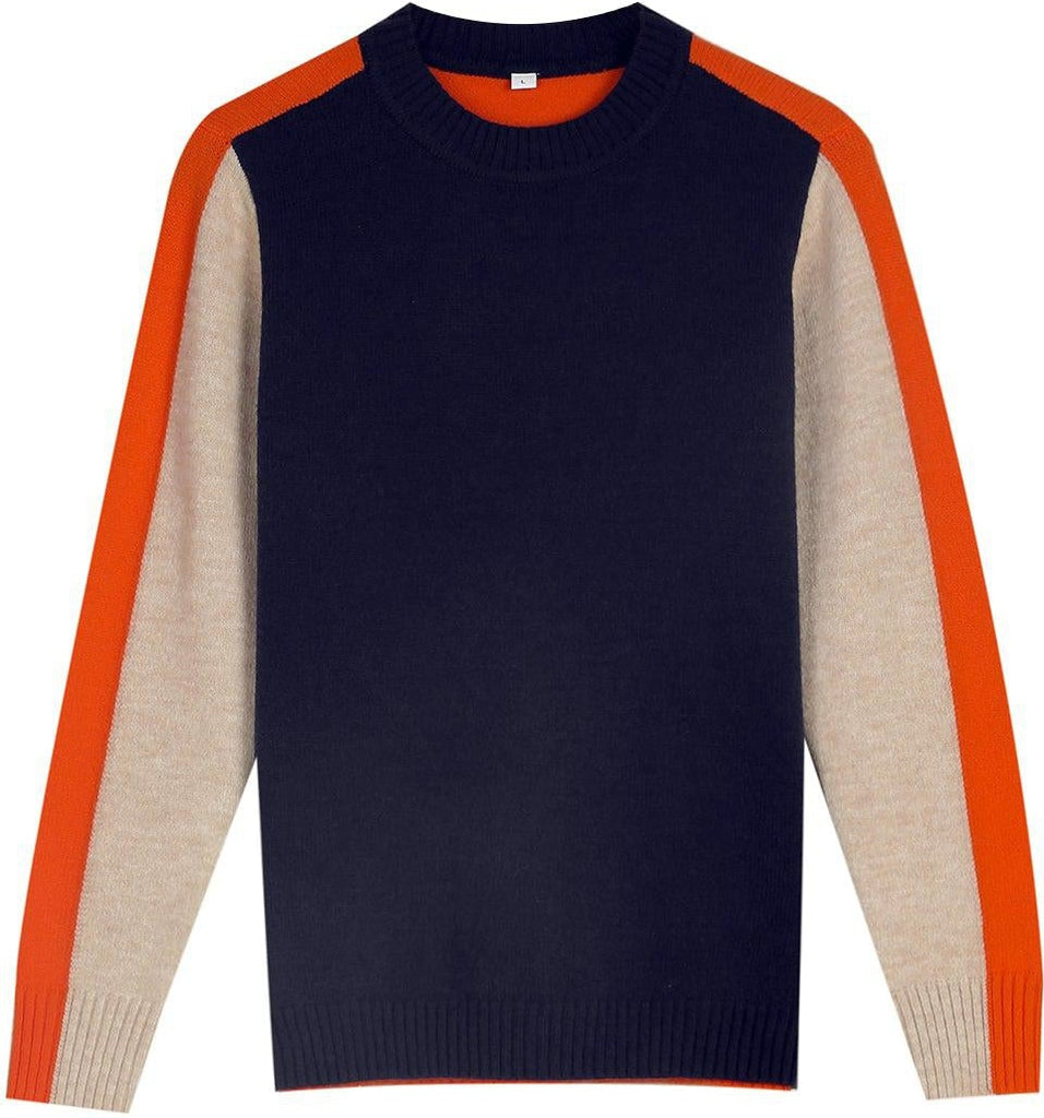 Women's Modern Colorblock Sweater Urban Chic Pullover