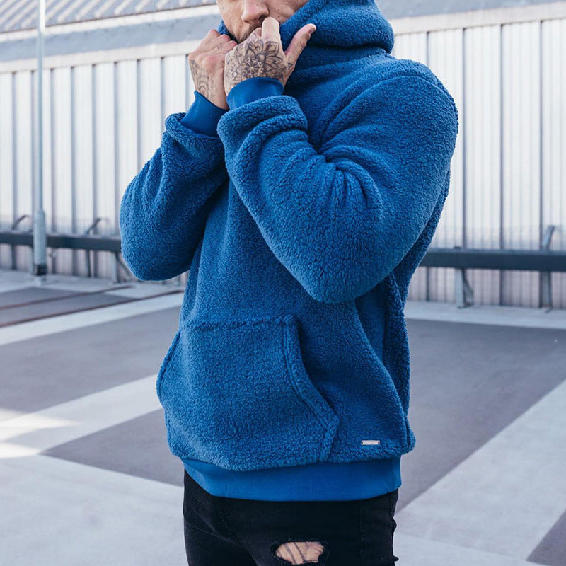Men's Relaxed Fit Urban Fleece Hoodie – Casual Street Style Pullover