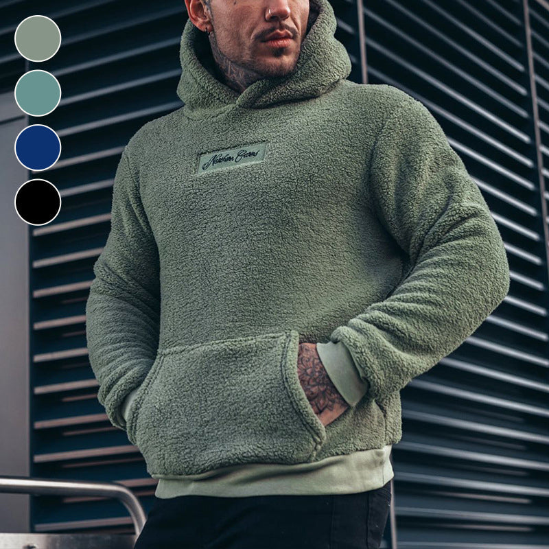 Men's Relaxed Fit Urban Fleece Hoodie – Casual Street Style Pullover