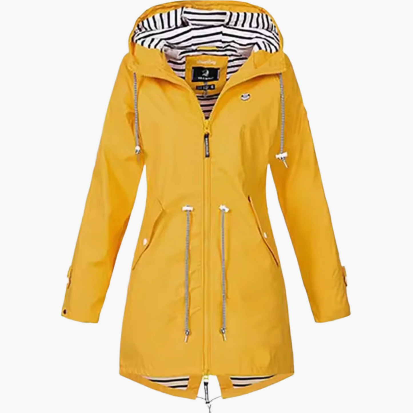 Women's Outdoor Waterproof Hooded Rain Jacket - Windproof Travel and Everyday Parka
