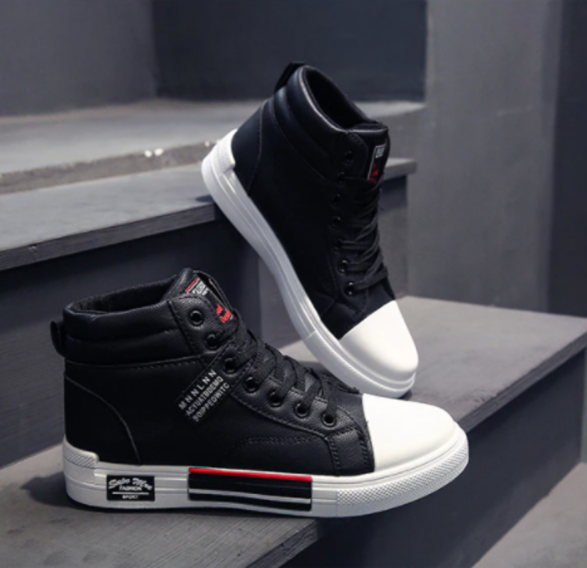 Men's High-Top Fashion Sneakers Urban Casual Street Style