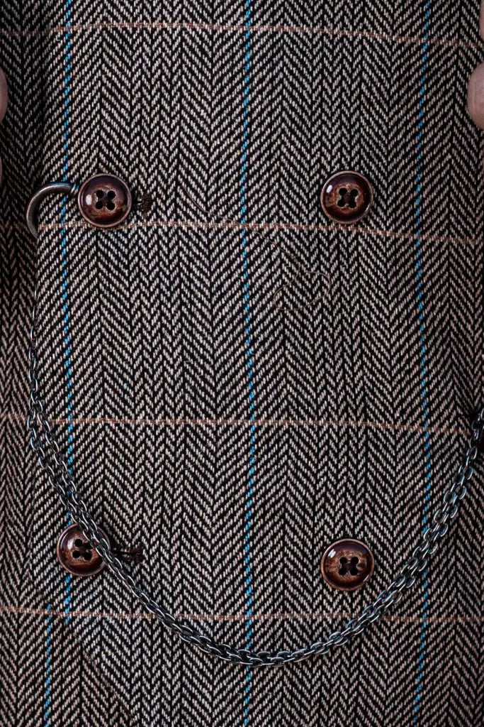 Men's 3-Piece Double Breasted Classic British Suit – Timeless Formal Style for Weddings, Business & Special Events