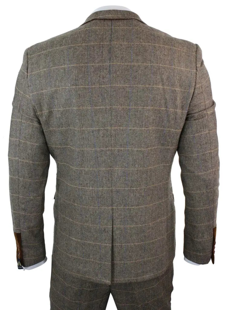 Men's 3-Piece Double Breasted Classic British Suit – Timeless Formal Style for Weddings, Business & Special Events