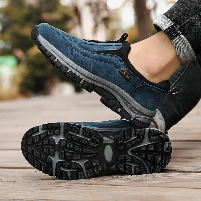 Men's Orthopedic Outdoor Slip-On Walking Shoe – Sporty All-Terrain Comfort