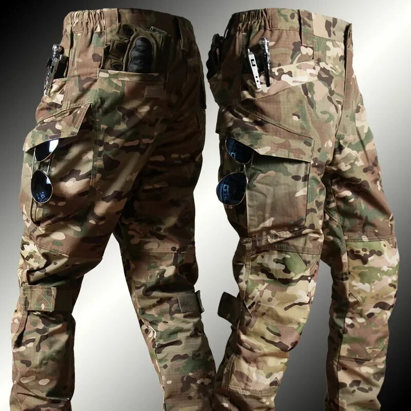 Men's Tactical Combat Uniform Set – Military Style Top and Pants for Outdoor, Duty, and Adventure