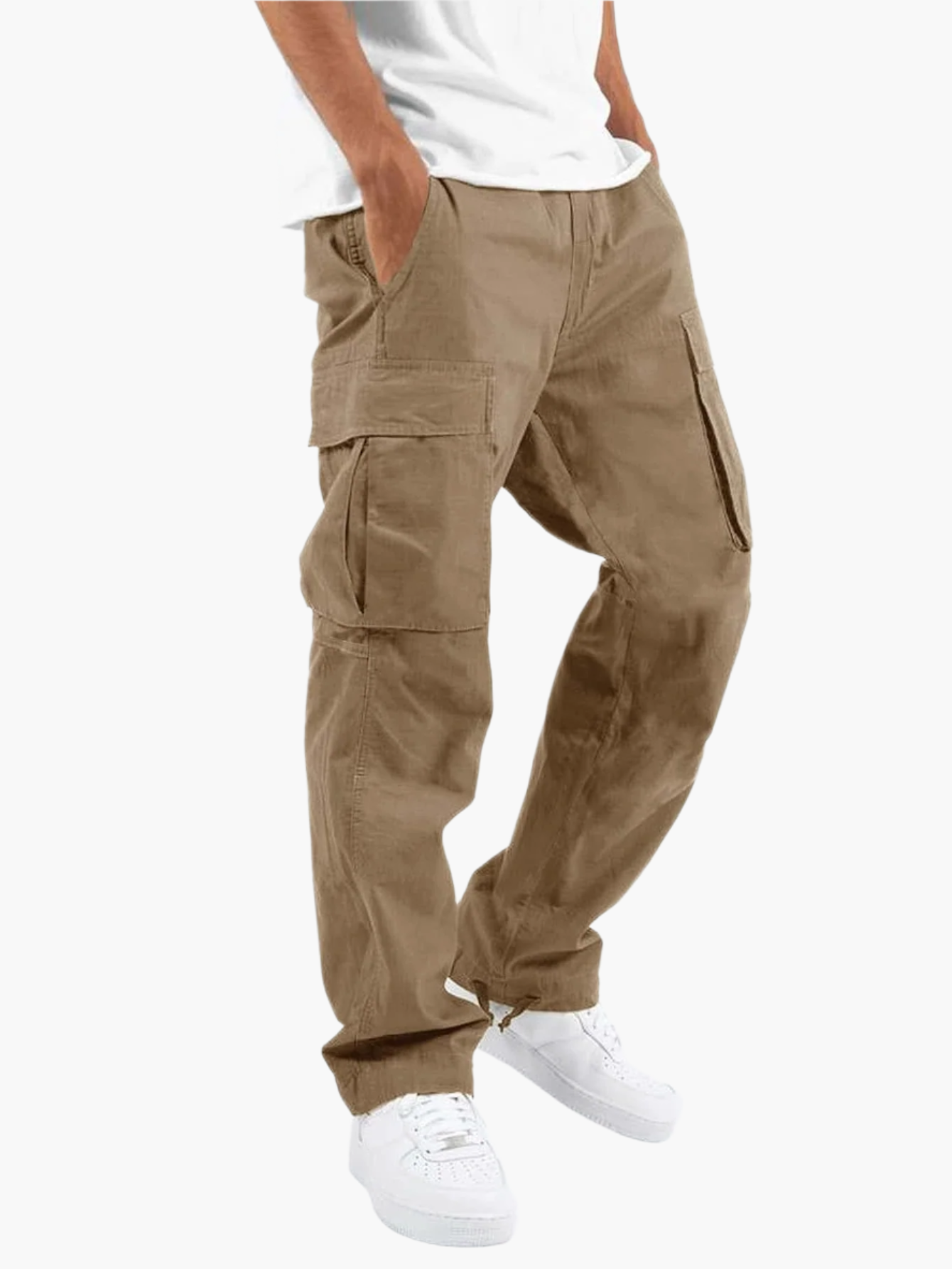 Men's Cargo Pants Relaxed Fit with Large Utility Pockets for Everyday and Streetwear
