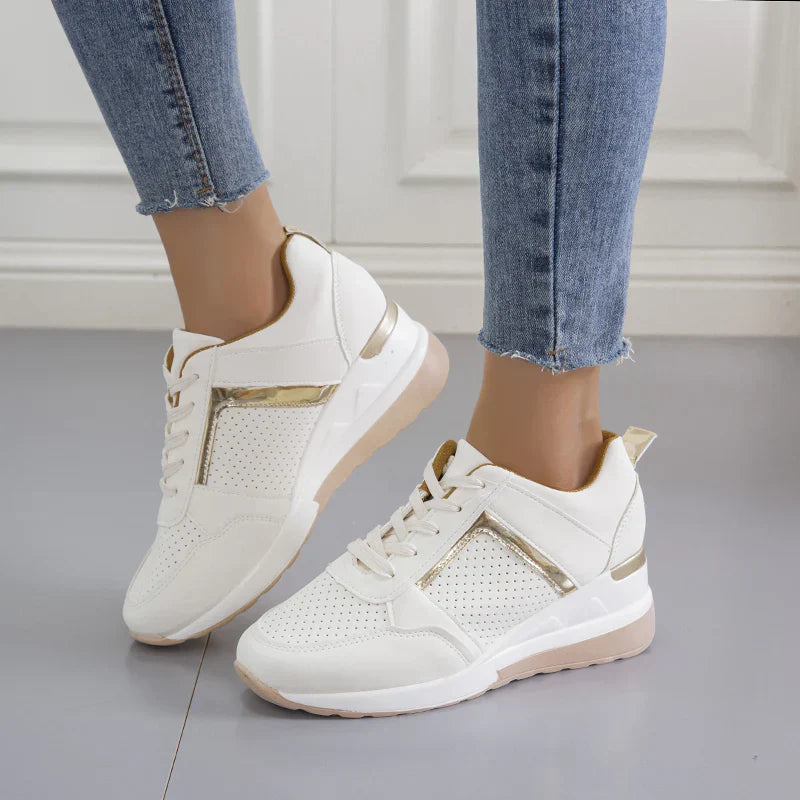 Women's Orthopedic Fashion Wedge Sneakers – Supportive Casual Walking Shoes