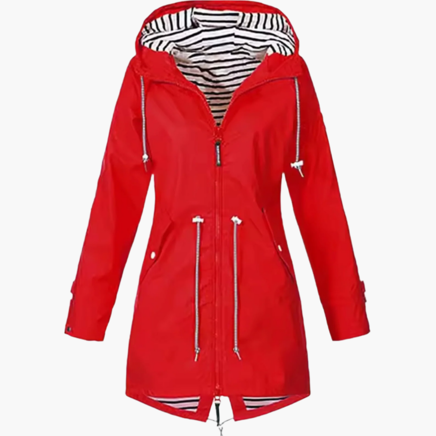 Women's Outdoor Waterproof Hooded Rain Jacket - Windproof Travel and Everyday Parka