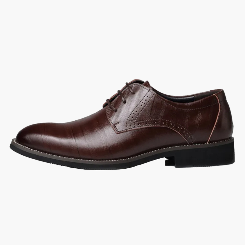 Men's Classic Oxford Dress Shoes for Business and Formal Occasions