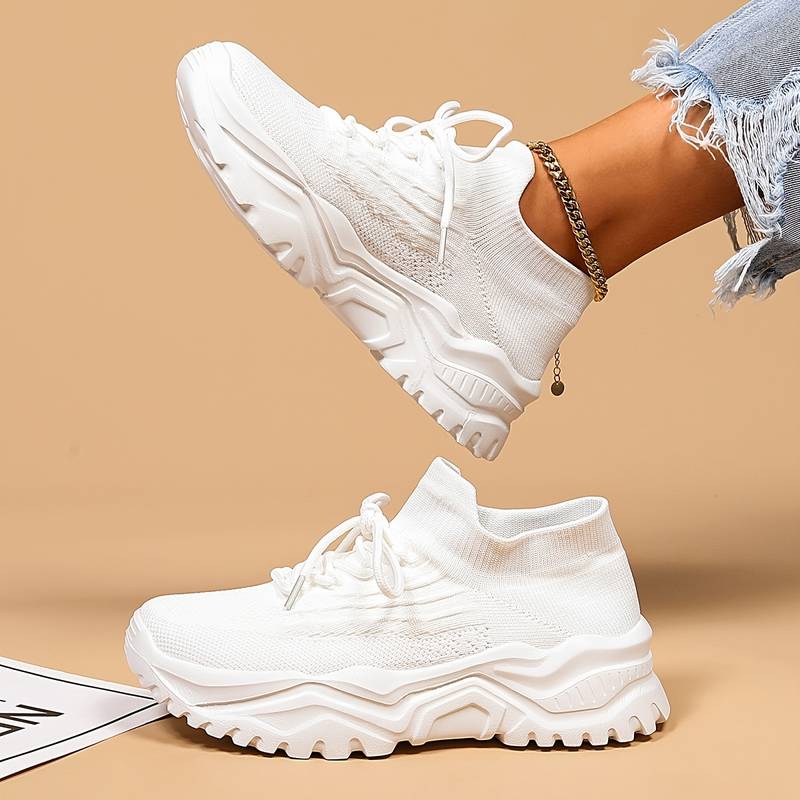 Women's Chunky Fashion Sneakers – Trendy Everyday Walking Shoes