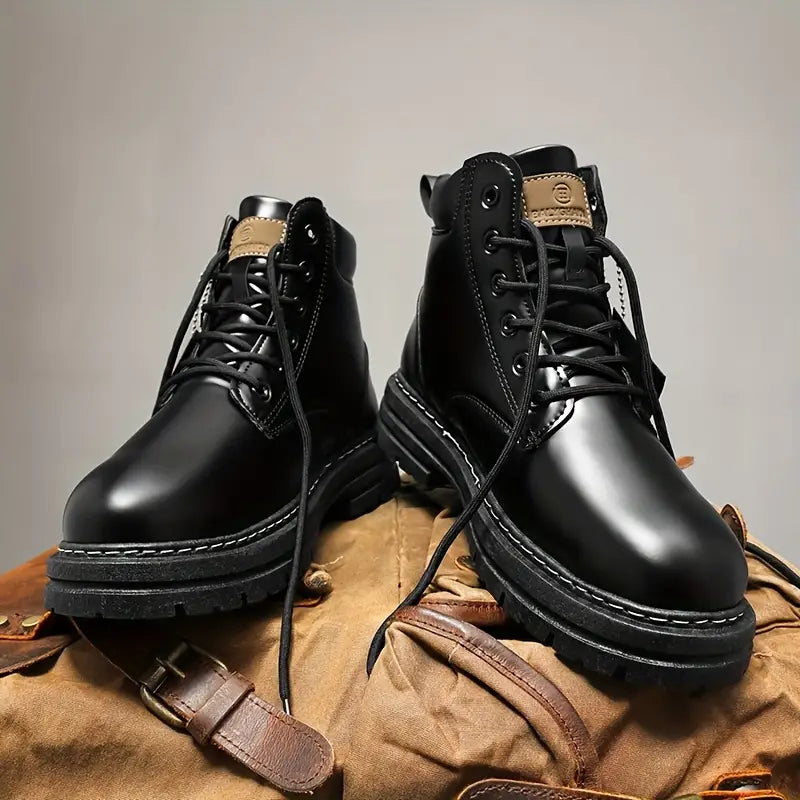 Men's Outdoor Combat Boots – Rugged Lace-Up Work and Adventure Style