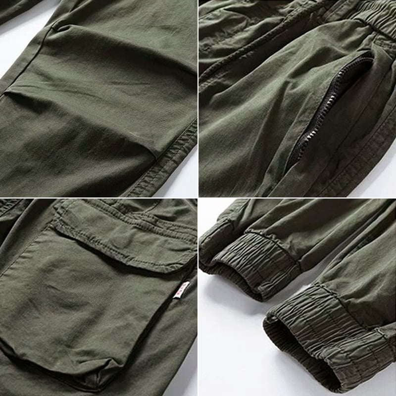 Men's Urban Streetwear Cargo Jogger Pants – Tapered Fit for Everyday, Outdoor & Casual Wear