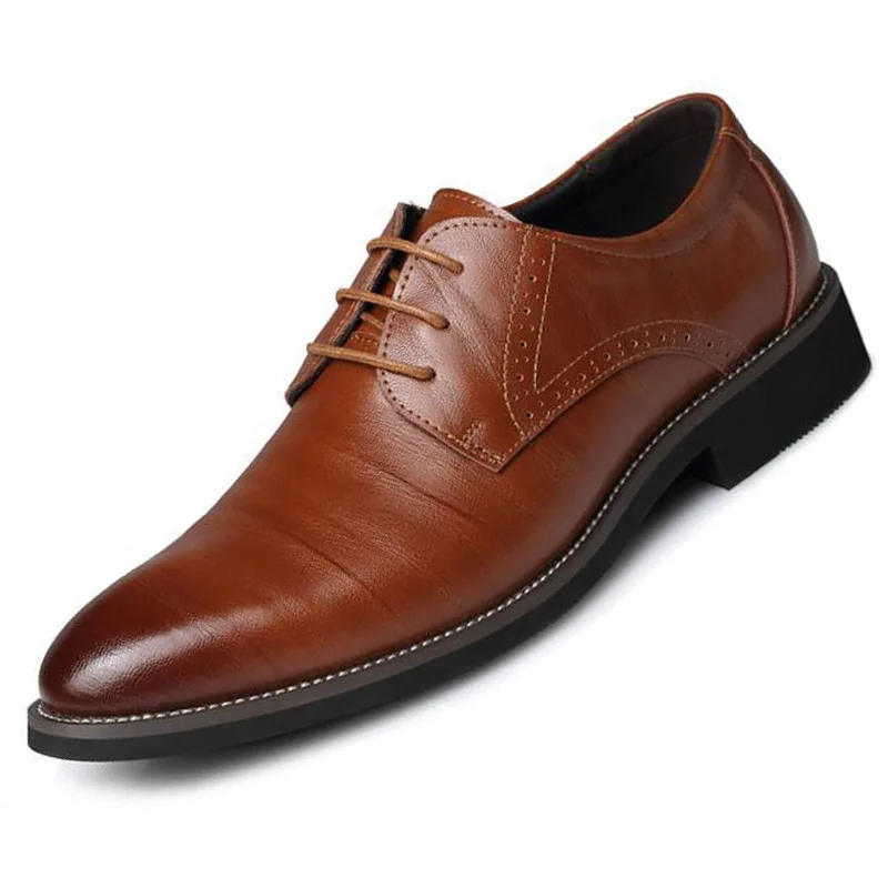 Men's Classic Oxford Dress Shoes for Business and Formal Occasions