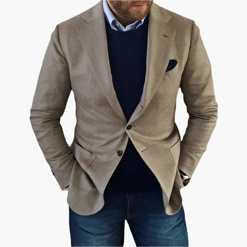 Men's Classic Business Casual Blazer – Versatile Modern Suit Jacket for Office, Events & Everyday Style