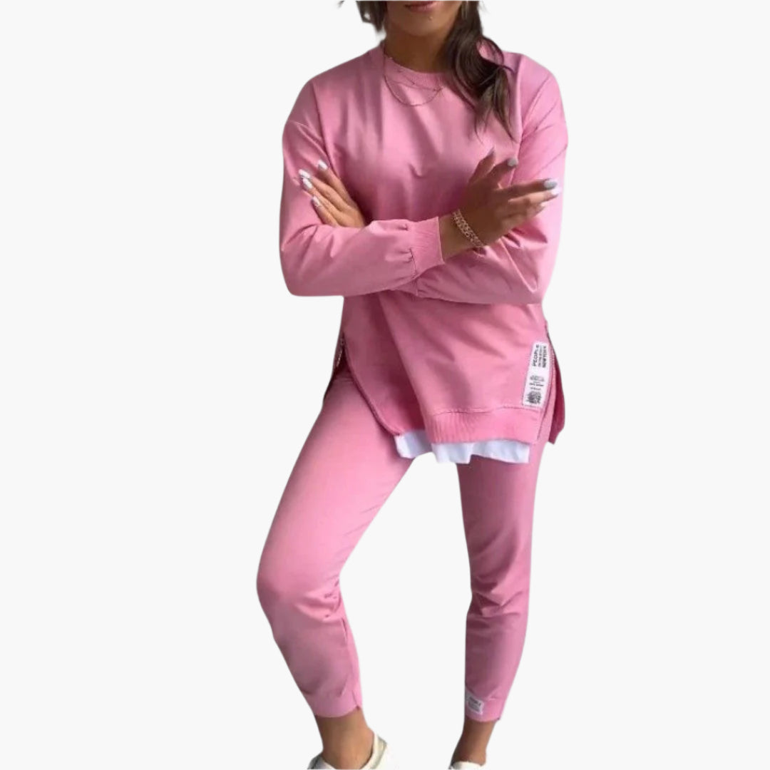 Women's Loungewear Set – Relaxed Fit Tracksuit for Everyday Comfort and Leisure
