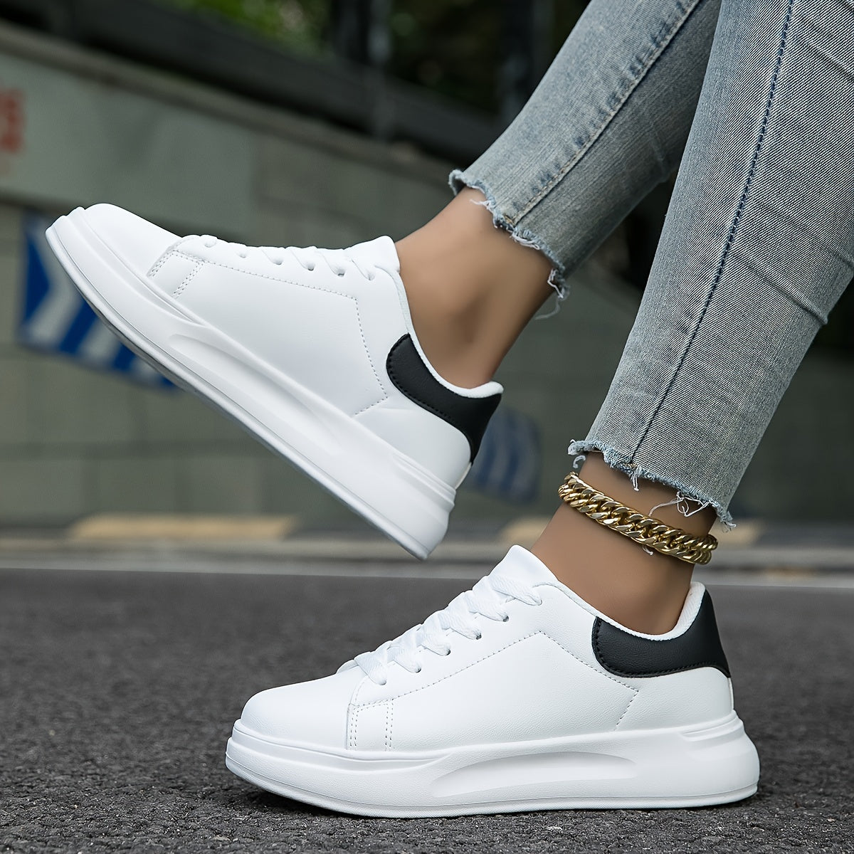 Women's Orthopedic Everyday Fashion Sneakers - Casual Walking Comfort Shoes