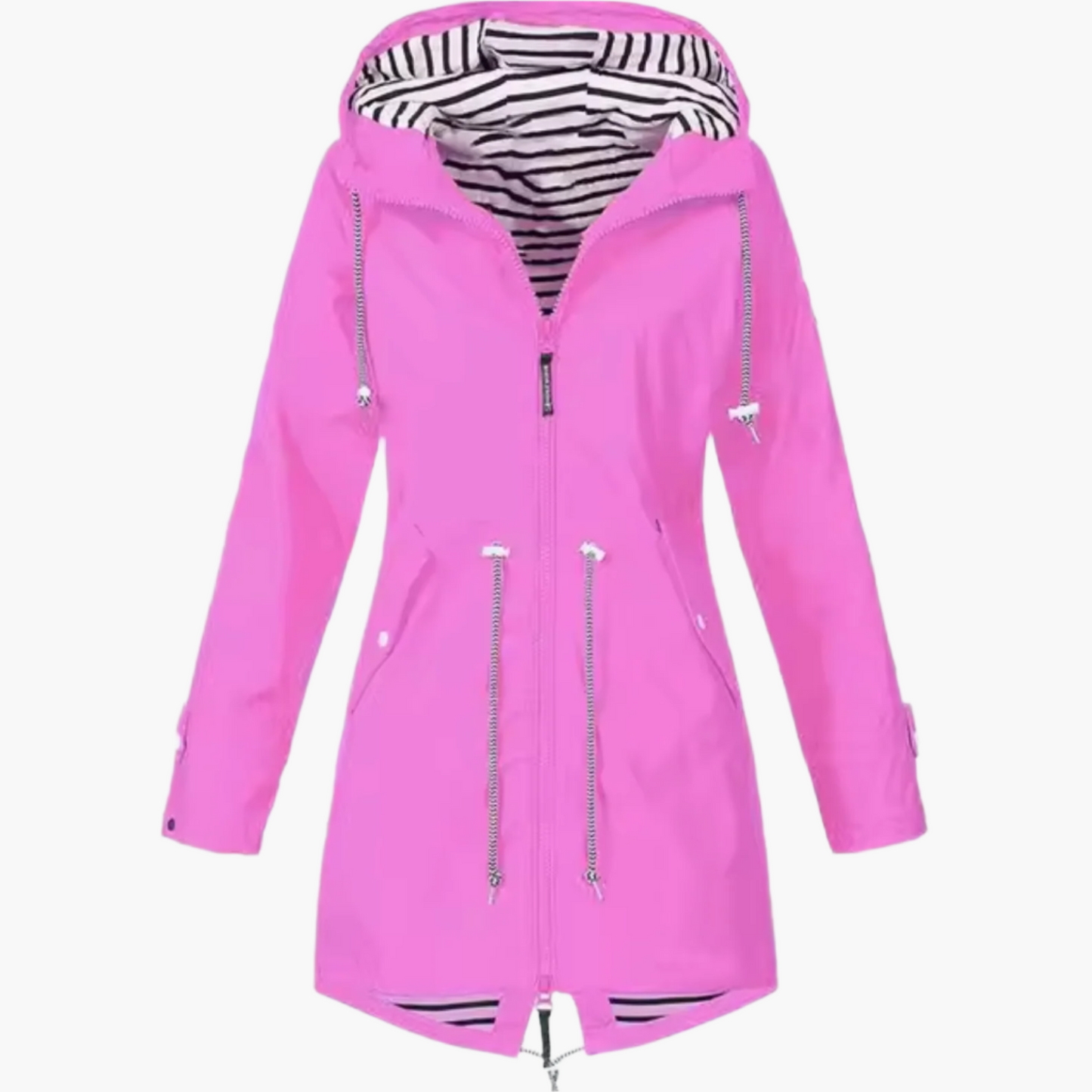 Women's Outdoor Waterproof Hooded Rain Jacket - Windproof Travel and Everyday Parka