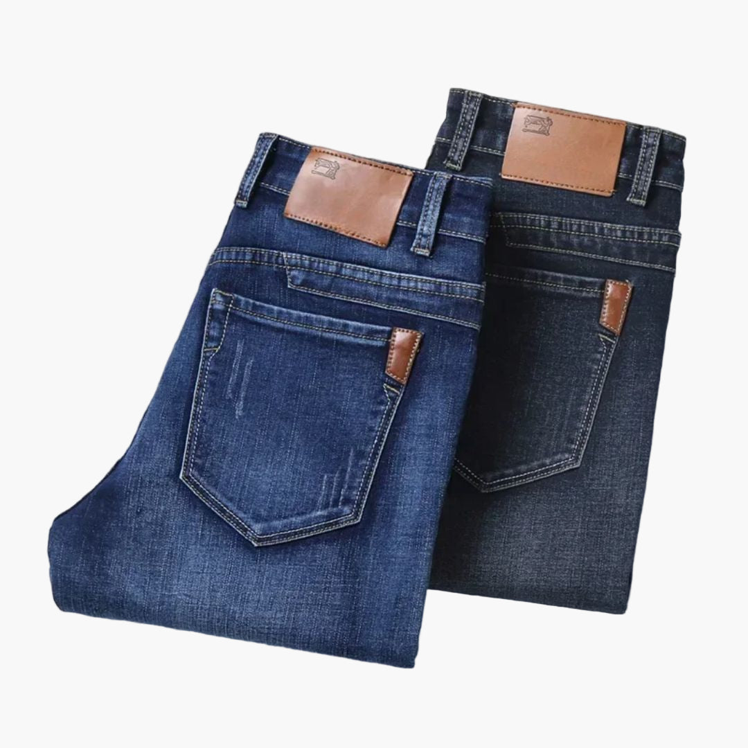 Men's Slim Fit Casual Jeans – Modern Straight Leg Everyday Pants