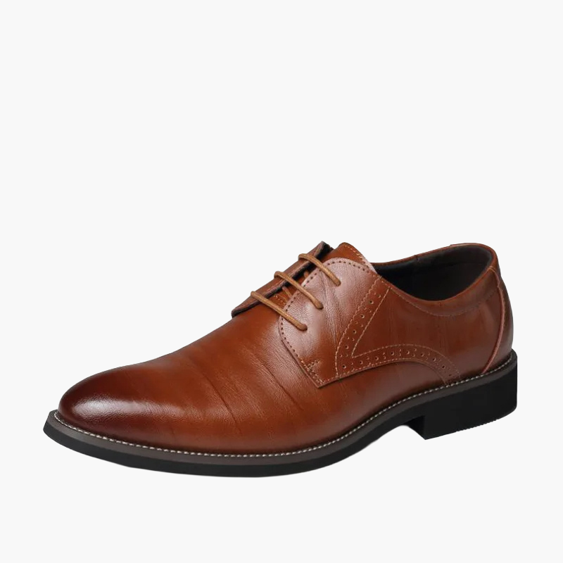 Men's Classic Oxford Dress Shoes for Business and Formal Occasions