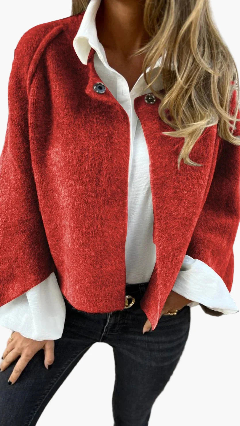 Women's Modern Short Jacket – Elegant Business & Casual Style