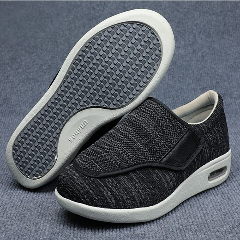 Men's Orthopedic Diabetic Comfort Shoes with Easy Hook-and-Loop Closure – Wide Fit for Swollen or Sensitive Feet