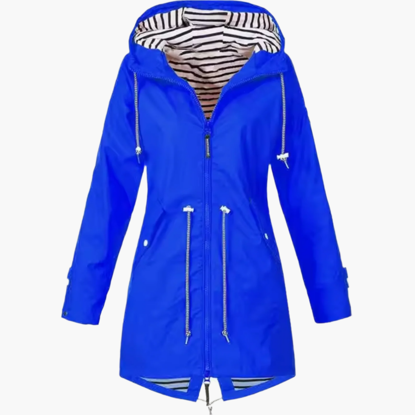 Women's Outdoor Waterproof Hooded Rain Jacket - Windproof Travel and Everyday Parka