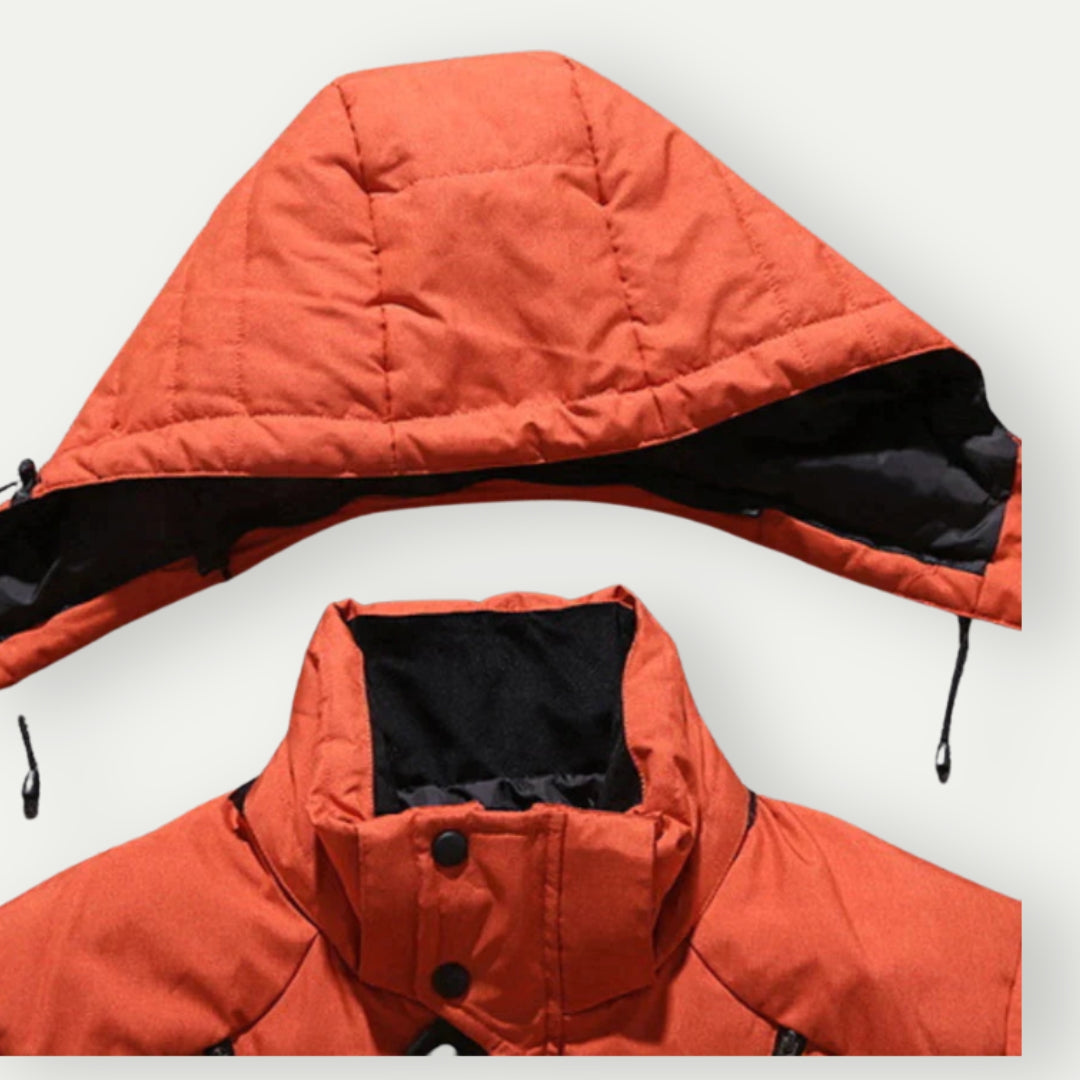 Men's Winter Puffer Jacket with Hood – Urban Outdoor Style, Warm & Functional