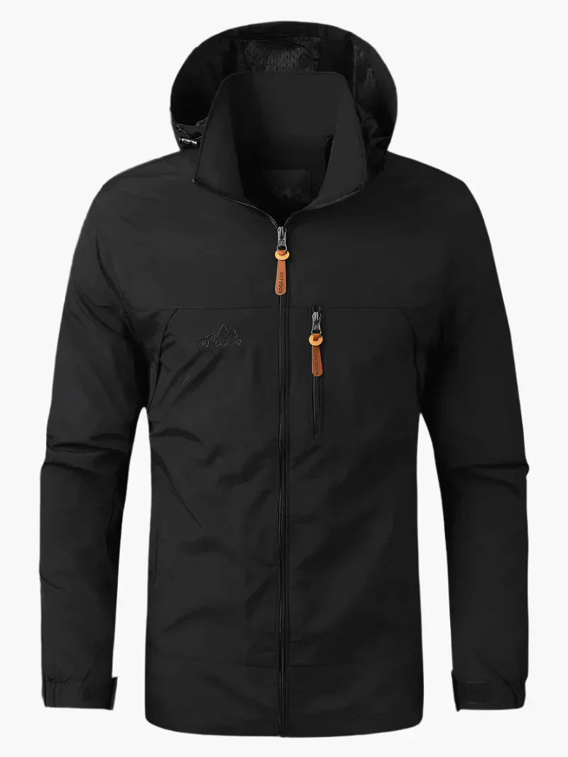 Men's Outdoor Waterproof Functional Jacket – Athletic All-Weather Windbreaker for Hiking and Everyday Wear