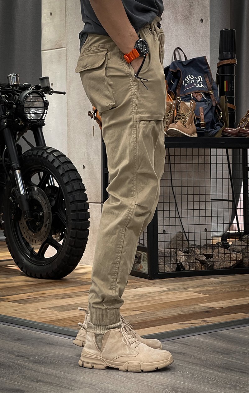 Men's Urban Streetwear Cargo Jogger Pants – Tapered Fit for Everyday, Outdoor & Casual Wear