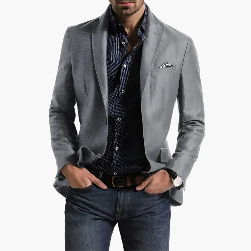 Men's Classic Business Casual Blazer – Versatile Modern Suit Jacket for Office, Events & Everyday Style