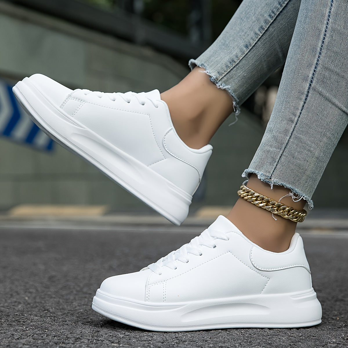 Women's Orthopedic Everyday Fashion Sneakers - Casual Walking Comfort Shoes