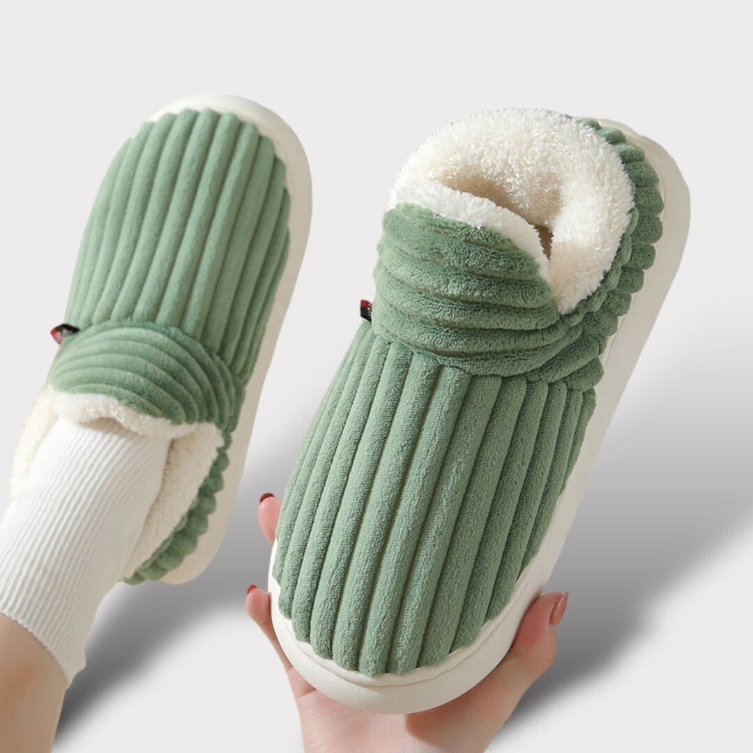 Women's Cozy Winter Indoor Slippers Plush House Shoes