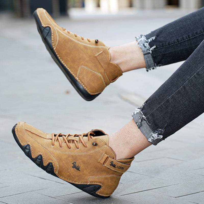 Men's Barefoot Minimalist Walking and Leisure Shoes – Wide Toe Box, Flexible Sole, Everyday Comfort